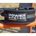 Пояс для пауэрлифтинга Power System PS-3800 PowerLifting кожаный Black/Grey Line M
