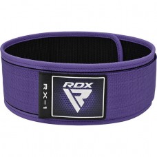 Пояс для тяжелой атлетики RDX RX1 Weight Lifting Belt Purple S