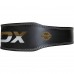 Пояс для тяжелой атлетики RDX 4 кожаный Black Gold 2XL