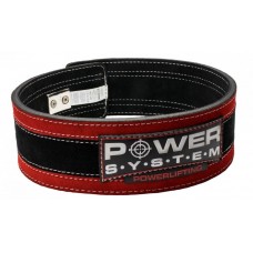 Пояс для тяжелой атлетики Power System Stronglift PS-3840 Black/Red S/M