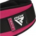 Пояс для важкої атлетики RDX RX3 EVA Curve неопреновий SHARP PINK-XS