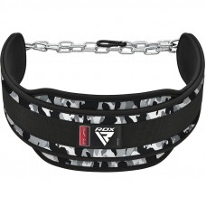 Пояс для обременений с цепью RDX T7 Dipping Belt 2 Layer неопреновый Camo Grey