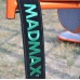 Пояс для тяжелой атлетики MadMax MFB-301 Suede Single Prong кожаный Black/Green L