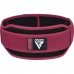 Пояс для важкої атлетики RDX RX5 Double Belt неопреновий Pink S