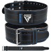Пояс для пауэрлифтинга RDX кожаный RD1 Blue XL