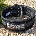 Пояс для пауэрлифтинга Power System PS-3800 PowerLifting кожаный Black/Grey Line M