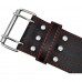 Пояс для пауэрлифтинга RDX кожаный RD1 Red XL