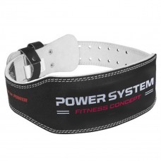 Пояс для тяжелой атлетики Power System PS-3100 Power кожаный Black XXL