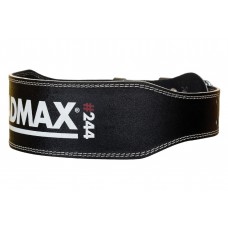 Пояс для тяжелой атлетики MadMax MFB-244 Sandwich кожаный Black M
