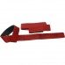 Ламки для тяги кожаные Power System PS-3320 Leather Straps Red