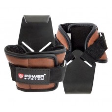 Крюки для тяги на запястье Power System PS-3300 Hooks Brown L