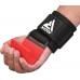 Крюки для тяги на запястье RDX W5 Gym Hook Strap Red Plus