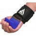 Крюки для тяги на запястье RDX W5 Gym Hook Strap Blue Plus