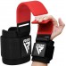 Крюки для тяги на запястье RDX W5 Gym Hook Strap Red Plus