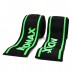 Бинты на колени MadMax MFA-299 Non slide & slip knee wraps 2.0m Black/Green