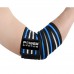 Бинты на локоть Power System PS-3600 Elbow Wraps Blue/Black (пара)
