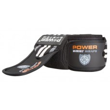 Кистовые бинты Power System PS-3500 Wrist Wraps Grey/Black