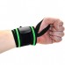 Кистовые бинты MadMax MFA-298 Wrist Wraps 18" Black/Green (пара)