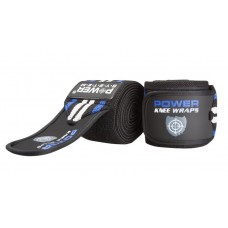 Бинты на колени Power System PS-3700 Knee Wraps Blue/Black (пара)