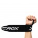 Бинты для запястий (кистовые бинты) RDX W2 Gym Wrist Wraps Black Pro