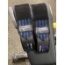 Кистевые бинты PowerPlay 3081 Gym WristT Wraps Черно-Синие