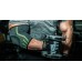 Компрессионный налокотник MadMax MFA-283 3D Compressive elbow support Dark grey/Neon green (1шт.) M