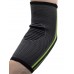 Компрессионный налокотник MadMax MFA-283 3D Compressive elbow support Dark grey/Neon green (1шт.) M