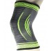 Компрессионный наколенник MadMax MFA-284 3D Compressive knee support Dark grey/Neon green (1шт.) L