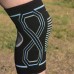 Наколенники спортивные PowerPlay PP-4099 Knee Support Черно/Синие L/XL (пара)