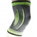 Компрессионный наколенник MadMax MFA-284 3D Compressive knee support Dark grey/Neon green (1шт.) L