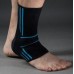 Бандажі на гомілкостоп Power System PS-6022 Ankle Support Evo Black/Blue (2шт.) M