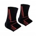 Бандажі на гомілкостоп Power System PS-6022 Ankle Support Evo Black/Orange (2шт.) L