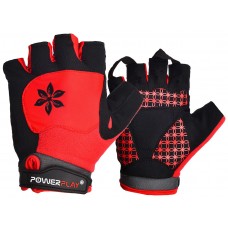 Велоперчатки женские PowerPlay 5284 A Красные XS
