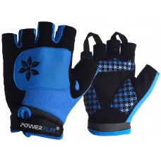 Велоперчатки женские PowerPlay 5284 D Голубые XS