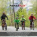 Велоперчатки PowerPlay 001 Единорог фиолетовые S (до 6 лет)