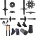 Трекинговые палки PowerPlay 9110 Friluftsliv Black/White 80-135 см (пара) + 2-я пара сапог + чехол
