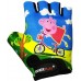 Велоперчатки детские PowerPlay 5473 Peppa Pig голубые XS (возраст 7-9 лет)