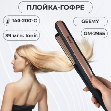 Плойка гофре для прикорневого объема до 200 градусов GEEMY