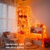 Гирлянда нить 22м на 500 LED лампочек светодиодная прозрачный провод 8 режимов работы Желтый