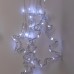 Гирлянда штора светодиодная GarlandoPro звезда и елка 120LED 3х0,9 м 8 режимов Белый