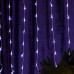Гирлянда Водопад 3х2 м 210 LED (480 L) лампочек светодиодная прозрачный провод 10 нитей 8 режимов Белый