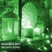 Гирлянда светодиодная на батарейках GarlandoPro 100LED 10 метров медный провод светодиодная гирлянда Зеленый