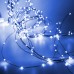 Гирлянда светодиодная конский хвост GarlandoPro 200LED Роса 2м 10 линий Синий