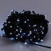 Гирлянда нить 22м на 500 LED лампочек светодиодная черный провод 8 режимов работы Белый