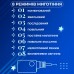 Гирлянда светодиодная штора GarlandoPro звезда и луна 108LED 3х0,9 м гирлянда звезда Синий