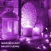 Гирлянда светодиодная на батарейках GarlandoPro 100LED 10 метров медный провод светодиодная гирлянда Розовый