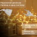 Гирлянда штора 3х0,9 м снежинка звезда на 145 LED лампочек светодиодная 10 шт Желтый