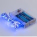 Гирлянда светодиодная на батарейках GarlandoPro 100LED 10 метров медный провод светодиодная гирлянда Синий