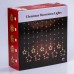 Гирлянда штора светодиодная GarlandoPro звезда и елка 120LED 3х0,9 м 8 режимов Желтый