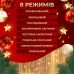 Гирлянда Водопад 3х2 м 210 LED (480 L) лампочек светодиодная прозрачный провод 10 нитей 8 режимов Желтый